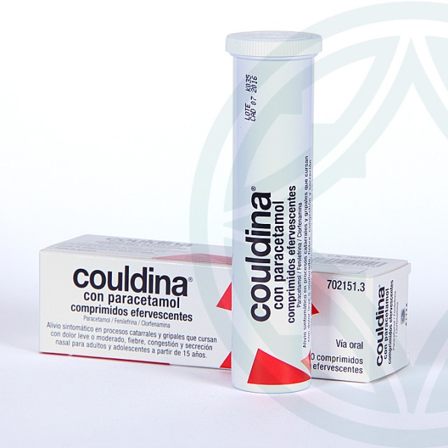 COULDINA COM PARACETAMOL COMPRIMIDOS EFERVESCENTES