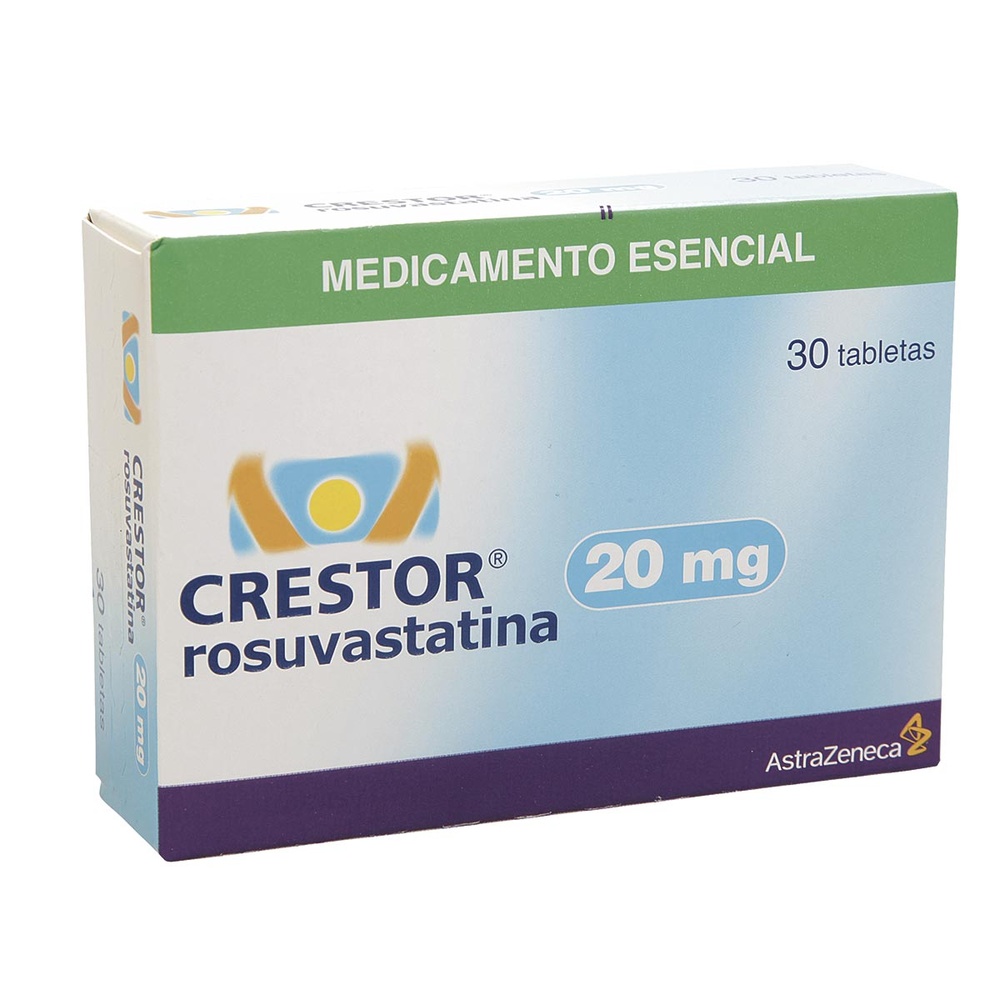 CRESTOR 20 mg COMPRIMIDOS REVESTIDOS POR PELÍCULA