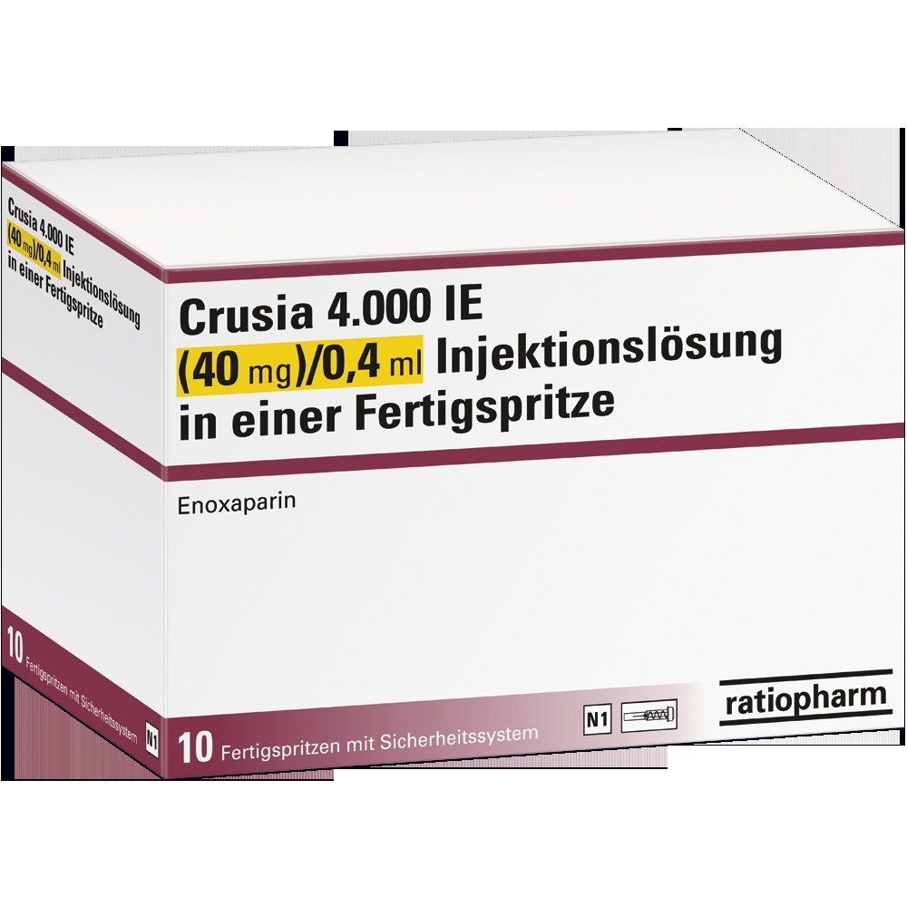 CRUSIA 4.000 UI (40 mg)/0,4 mL SOLUÇÃO INJETÁVEL EM SERINGA PREENCHIDA