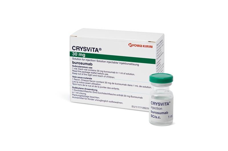 CRYSVITA 30 mg SOLUÇÃO INJETÁVEL