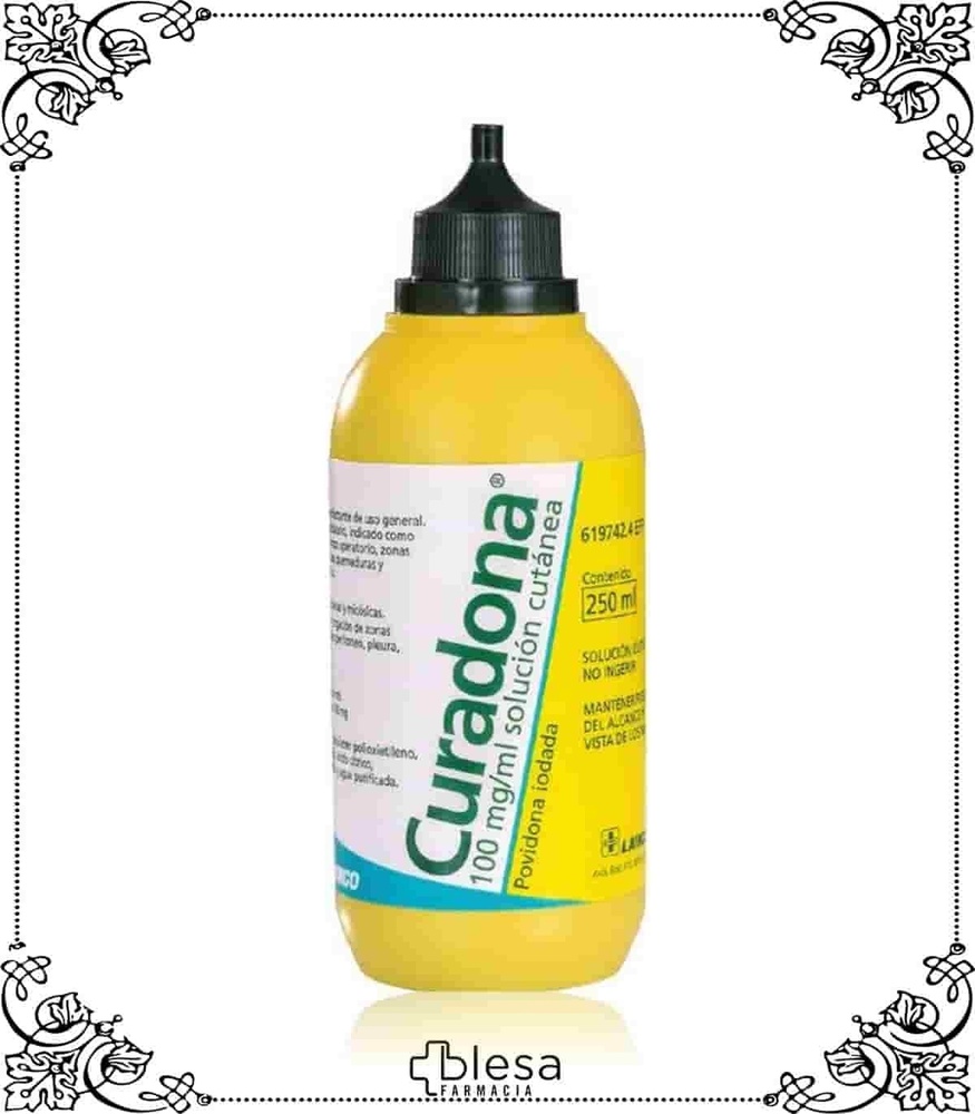 CURADONA 100 mg/mL SOLUÇÃO CUTÂNEA