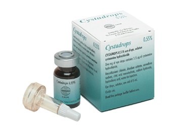 CYSTADROPS 3,8 mg/ml COLÍRIO EM SOLUÇÃO