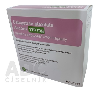 DABIGATRAN ETEXILATO ACCORD 110 mg CÁPSULAS DURAS