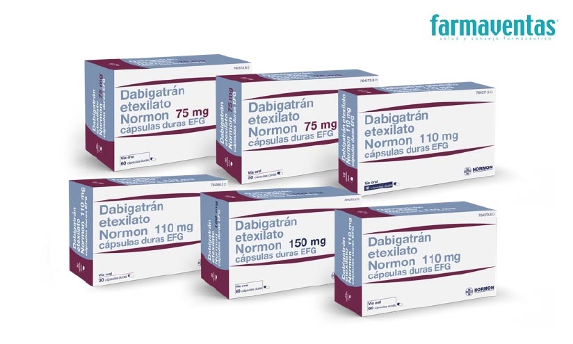 DABIGATRANA ETEXILATO NORMON 75 mg CÁPSULAS DURAS