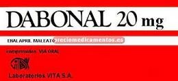 DABONAL 20 mg COMPRIMIDOS