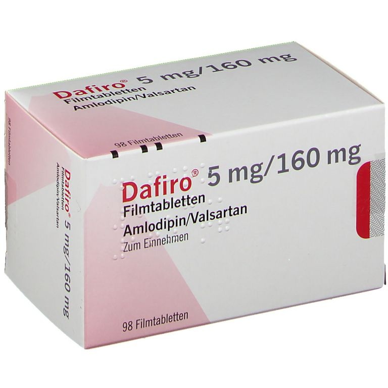 DAFIRO 5 mg/160 mg COMPRIMIDOS REVESTIDOS POR PELÍCULA