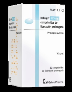 DALINGO 165 mg COMPRIMIDOS DE LIBERTAÇÃO PROLONGADA