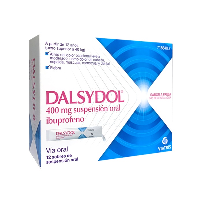 DALSYDOL 400 MG SUSPENSÃO ORAL