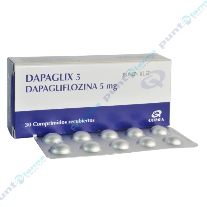 Dapagliflozina Tecnigén 5 mg Comprimidos Revestidos por Película