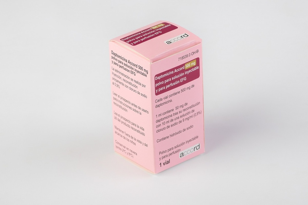 DAPTOMICINA ACCORDPHARMA 500 mg PÓ PARA SOLUÇÃO INJETÁVEL E PARA PERFUSÃO