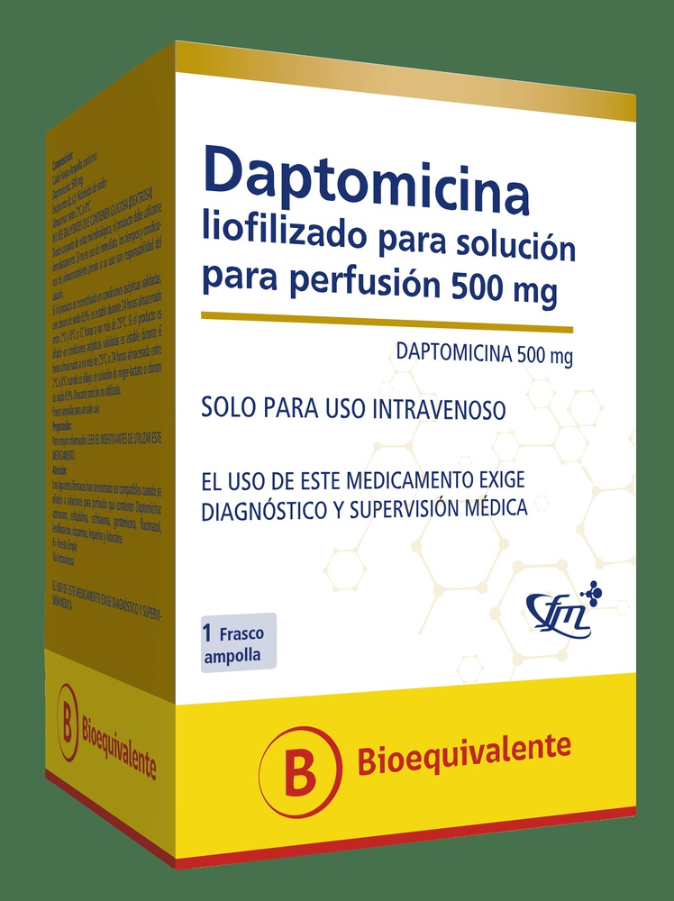 DAPTOMICINA BAXTER 500 mg PÓ PARA SOLUÇÃO INJETÁVEL E PARA PERFUSÃO