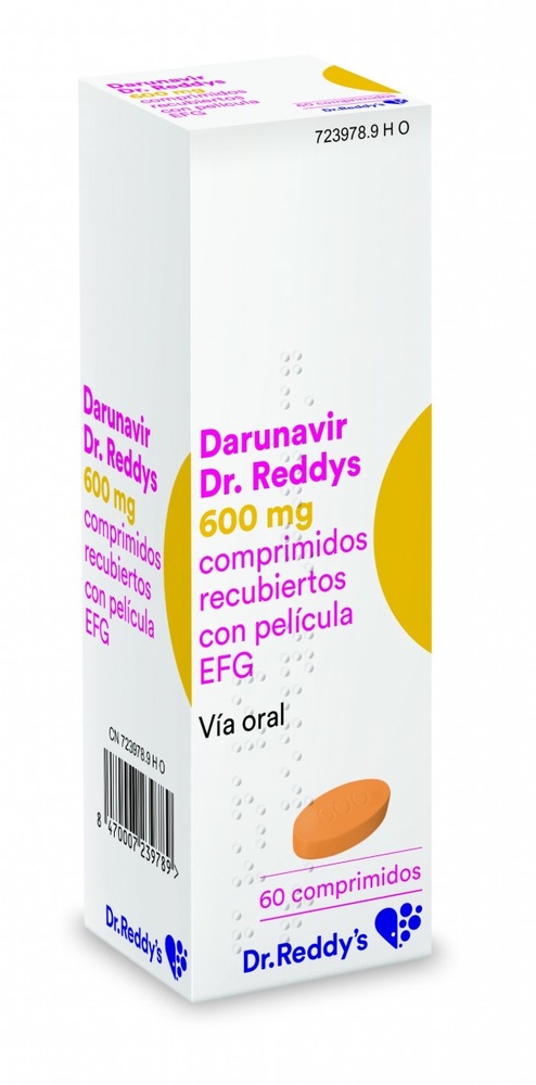 DARUNAVIR TARBIS 600 mg COMPRIMIDOS REVESTIDOS POR PELÍCULA