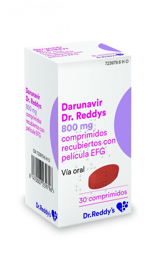 DARUNAVIR VIVANTA 800 mg COMPRIMIDOS REVESTIDOS POR PELÍCULA