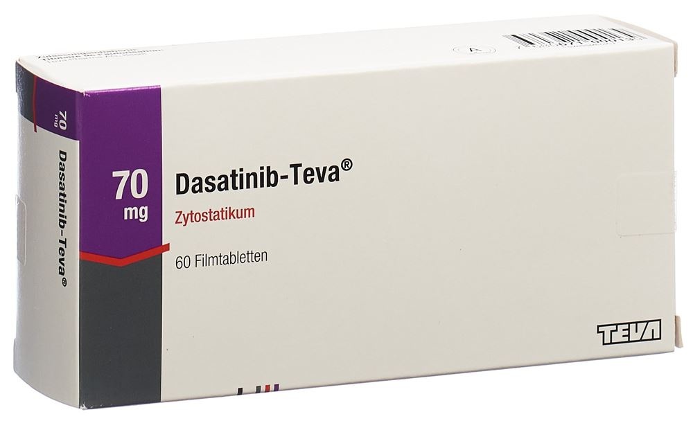 DASATINIB TEVA 70 mg COMPRIMIDOS REVESTIDOS POR PELÍCULA