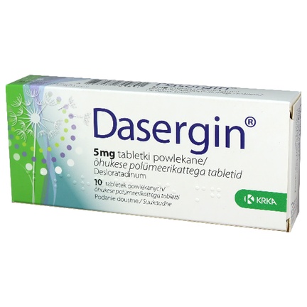 DASERGIN 5 mg COMPRIMIDOS REVESTIDOS POR PELÍCULA