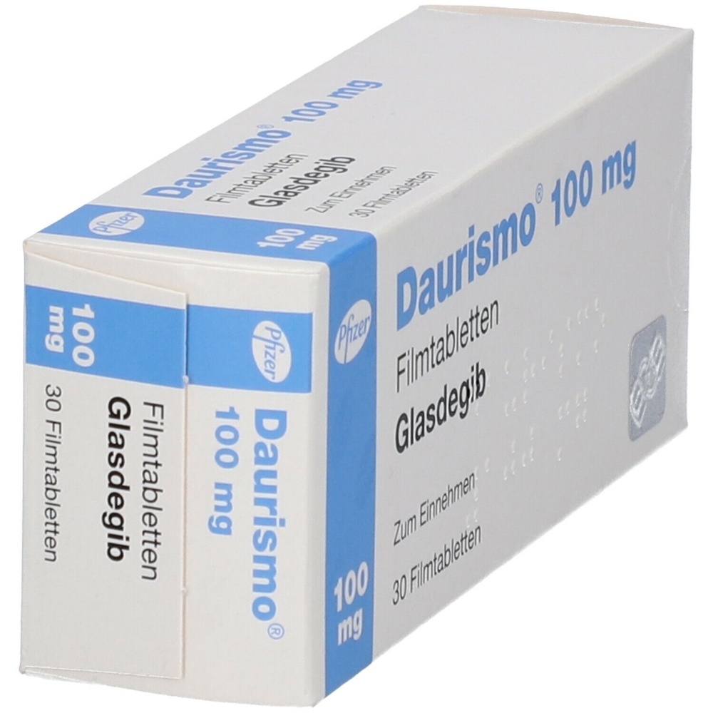 DAURISMO 100 MG COMPRIMIDOS REVESTIDOS POR PELÍCULA