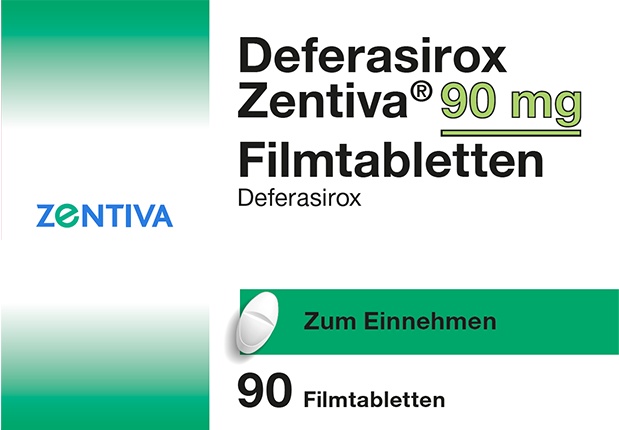 DEFERASIROX ZENTIVA 90 mg COMPRIMIDOS REVESTIDOS POR PELÍCULA