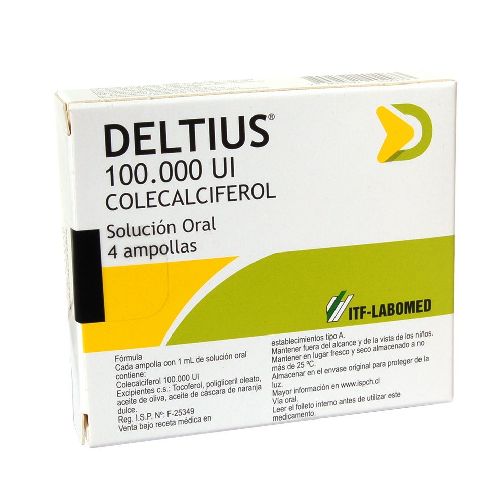 DELTIUS 10.000 UI/mL GOTAS ORAIS EM SOLUÇÃO