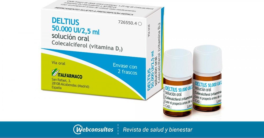 DELTIUS 50.000 UI/2,5 ML SOLUÇÃO ORAL