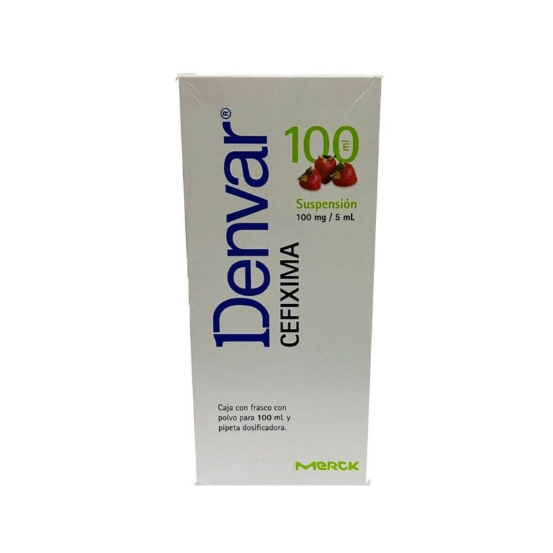 DENVAR 100 MG/5 ML GRÂNULOS PARA SUSPENSÃO ORAL