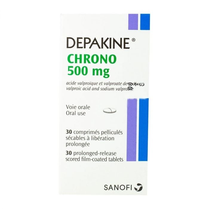 DEPAKINE CRONO 500 mg COMPRIMIDOS DE LIBERTAÇÃO PROLONGADA