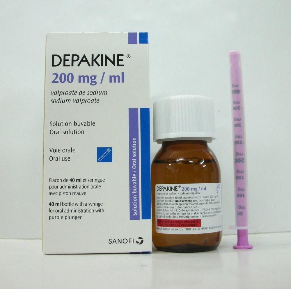 DEPAKINE 200 mg/ml SOLUÇÃO ORAL