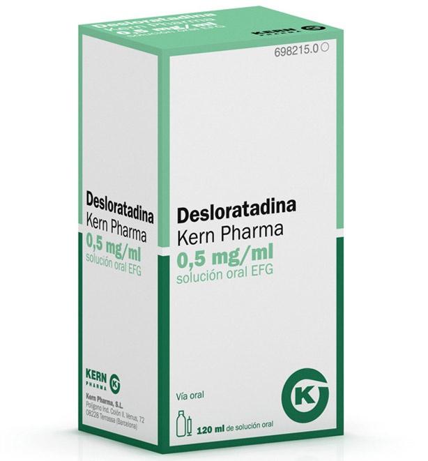 DESLORATADINA KERN PHARMA 0,5 mg/ml SOLUÇÃO ORAL