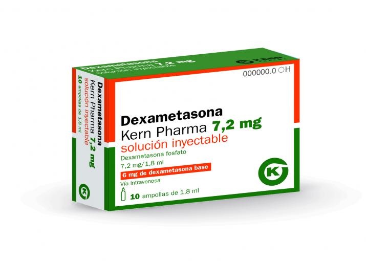 DEXAMETASONA KERN PHARMA 7,2 mg SOLUÇÃO INJETÁVEL
