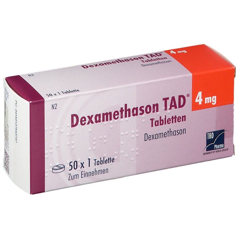 DEXAMETASONA TAD 4 mg COMPRIMIDOS