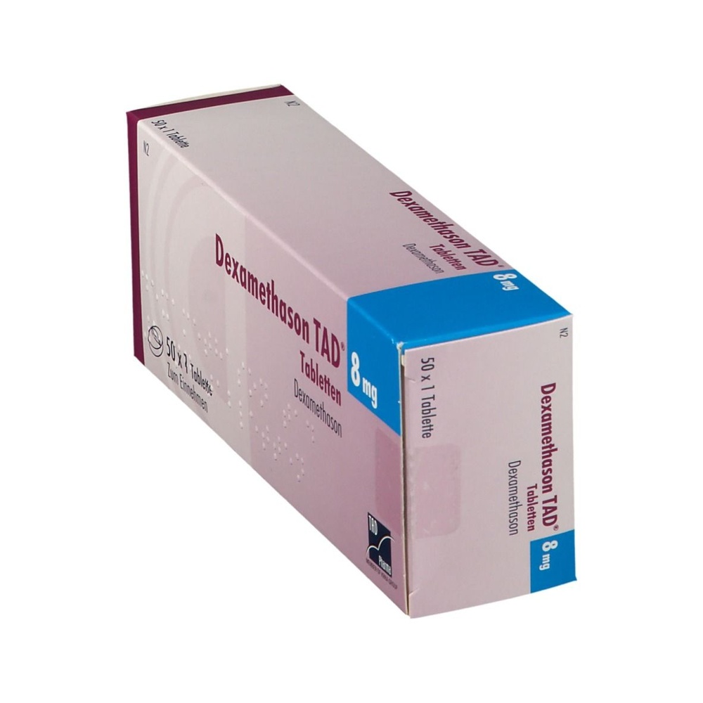 DEXAMETASONA TAD 8 mg COMPRIMIDOS