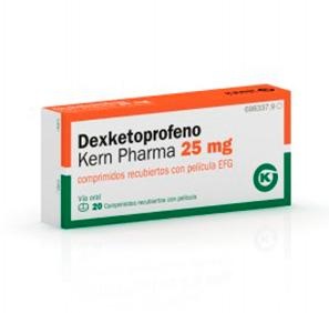 DEXKETOPROFEN COMBIX 25 mg COMPRIMIDOS REVESTIDOS POR PELÍCULA
