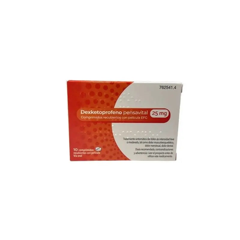 DEXKETOPROFENO PENSA 25 mg COMPRIMIDOS REVESTIDOS POR PELÍCULA