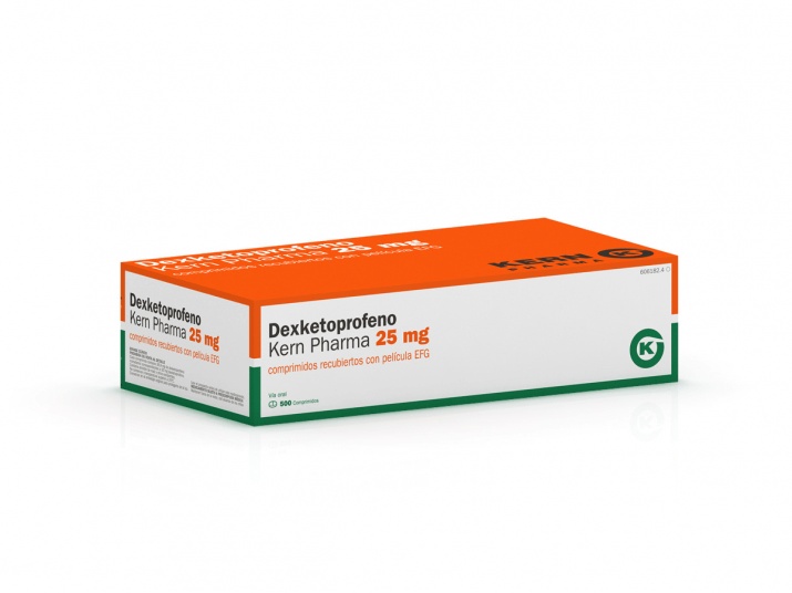 DEXKETOPROFENO PHARMA COMBIX 25 mg COMPRIMIDOS REVESTIDOS POR PELÍCULA