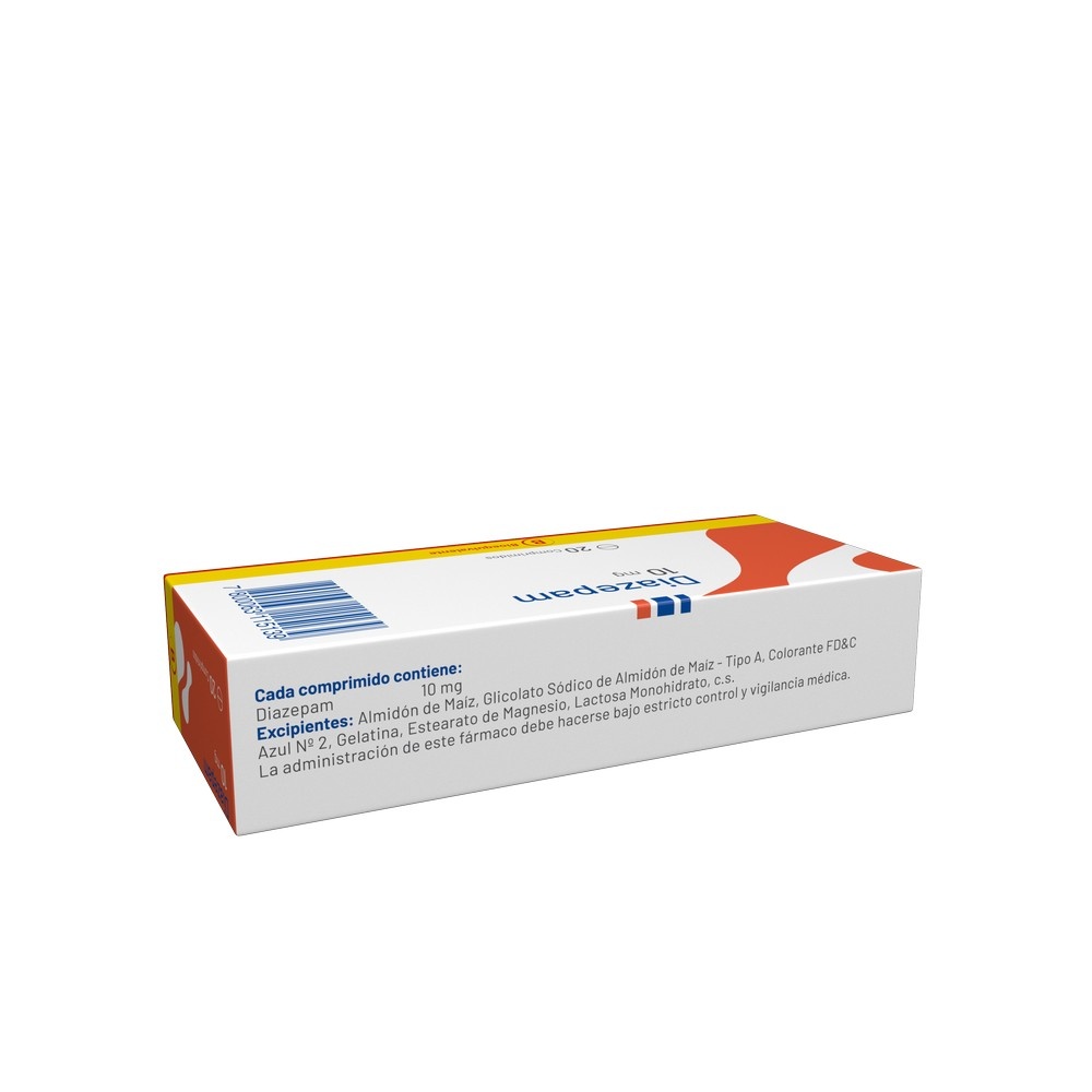 DIAZEPAM DURBAN 10 mg COMPRIMIDOS