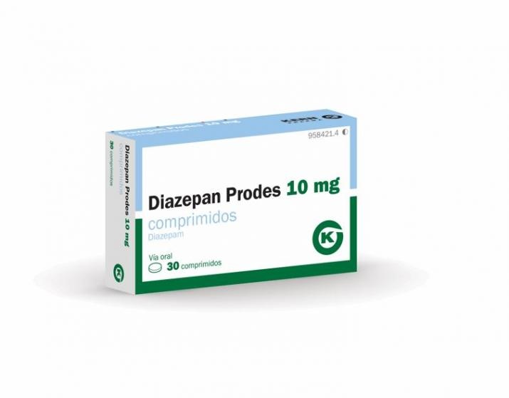 DIAZEPAN PRODES 10 mg COMPRIMIDOS