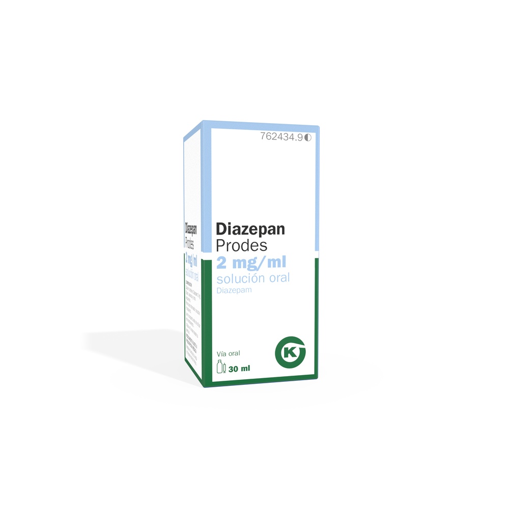 DIAZEPAN PRODES 2 mg/ml SOLUÇÃO ORAL