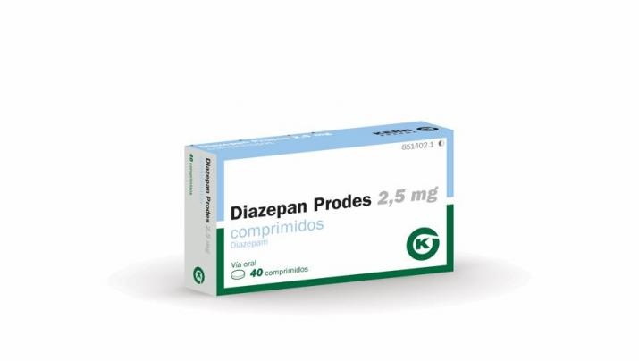DIAZEPAN PRODES 2,5 mg COMPRIMIDOS