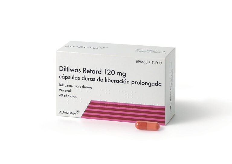 DILTIWAS RETARD 120 mg CÁPSULAS DURAS DE LIBERAÇÃO PROLONGADA
