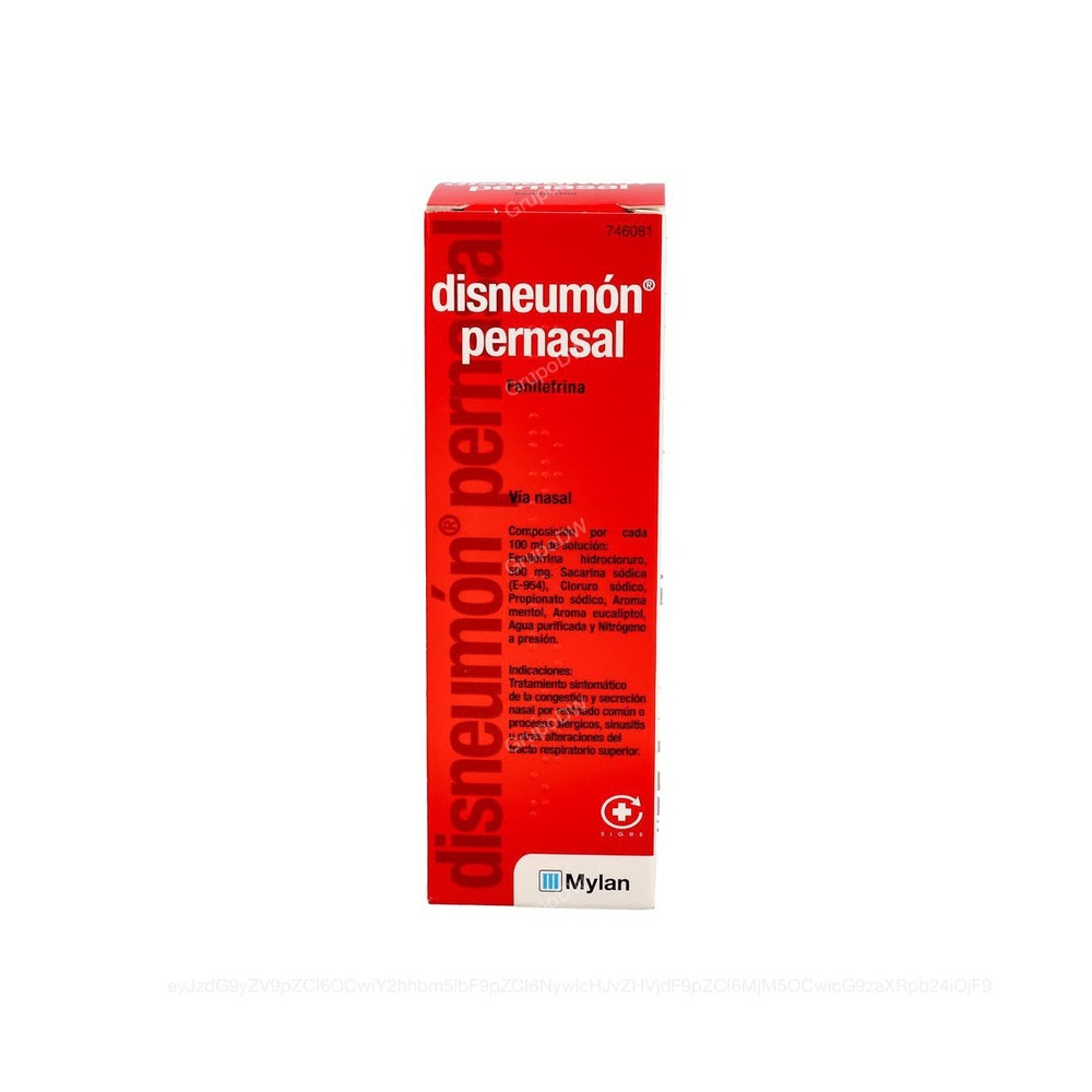 DISNEUMON PERNASAL 5 mg/ml SOLUÇÃO PARA PULVERIZAÇÃO NASAL