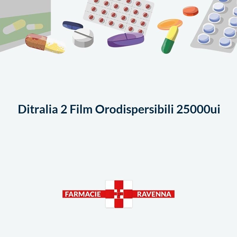 DITRALIA 25.000 UI COMPRIMIDOS ORODISPERSÍVEIS