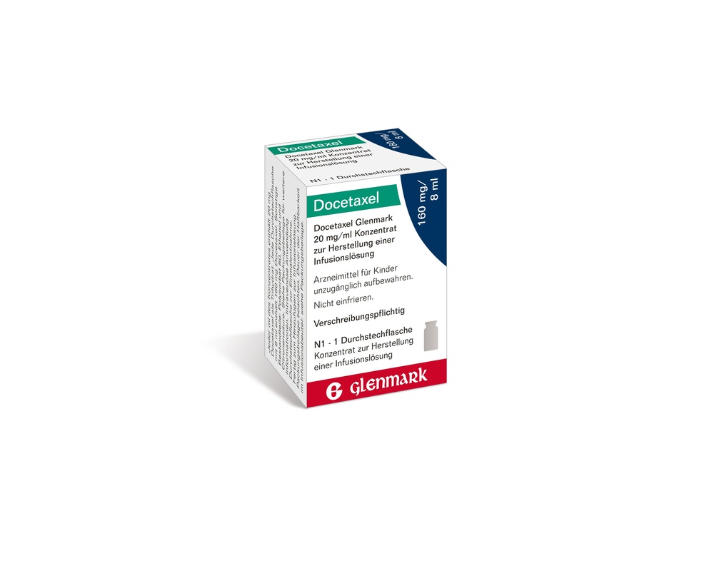 DOCETAXEL GLENMARK 20 mg/1 ml CONCENTRADO PARA SOLUÇÃO PARA PERFUSÃO