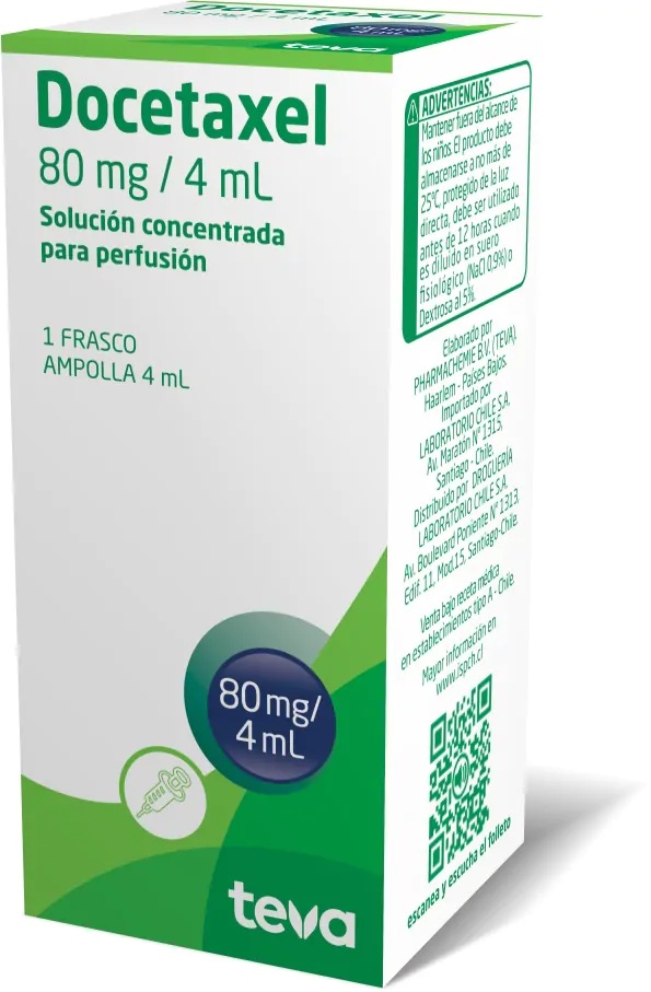 DOCETAXEL HIKMA 80 mg/4 mL Concentrado para Solução para Perfusão
