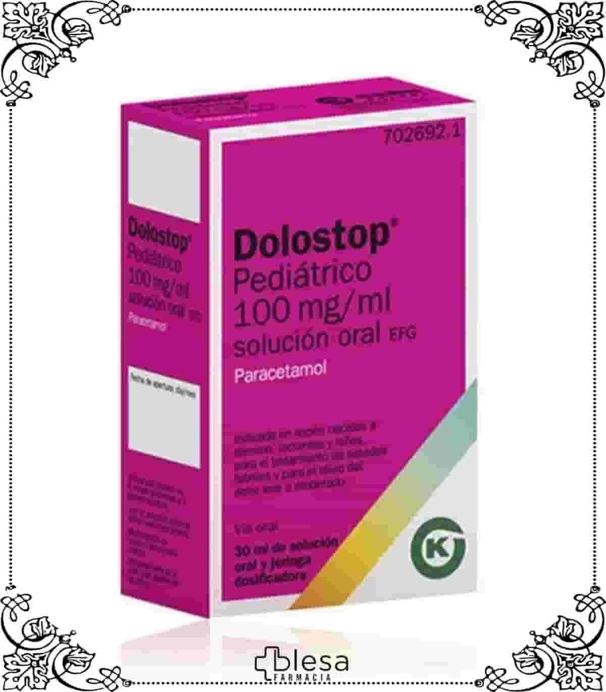 DOLOSTOP PEDIÁTRICO 100 mg/mL SOLUÇÃO ORAL