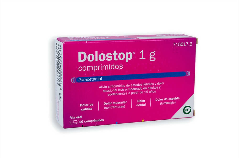 DOLOSTOP 1 G COMPRIMIDOS