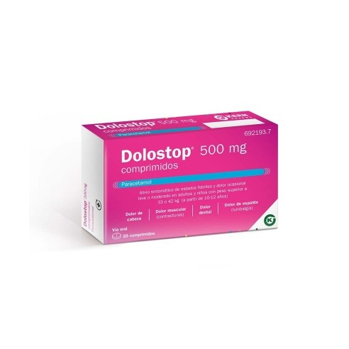DOLOSTOP 500 MG COMPRIMIDOS