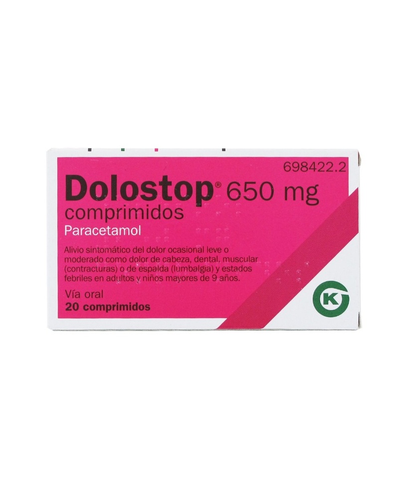 DOLOSTOP 650 MG COMPRIMIDOS