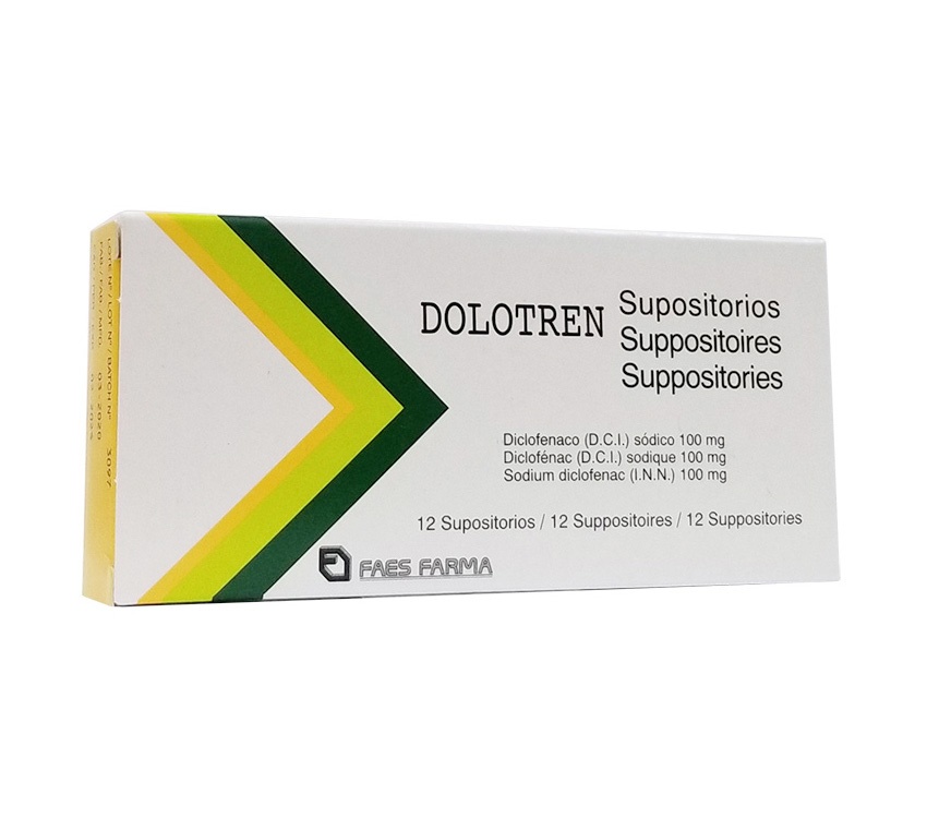 DOLOTREN 100 mg SUPOSITÓRIOS