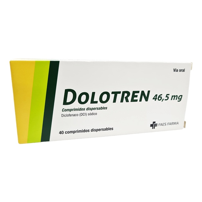 DOLOTREN 46,5 mg comprimidos dispersíveis