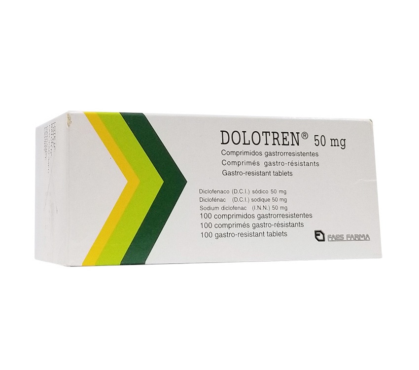DOLOTREN 50 mg COMPRIMIDOS GASTRO-RESISTENTES