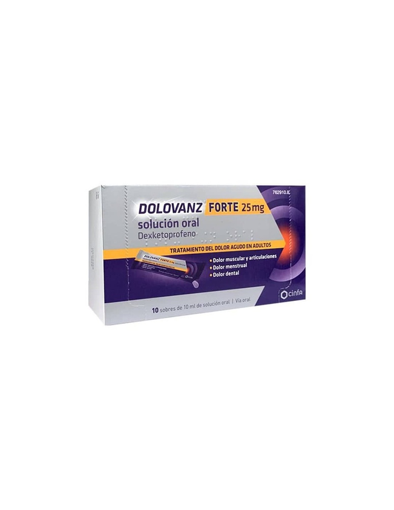 DOLOVANZ FORTE 25 mg PÓ PARA SOLUÇÃO ORAL